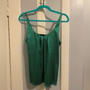 New York & Company Satin Polka-Dot Top (P-3)